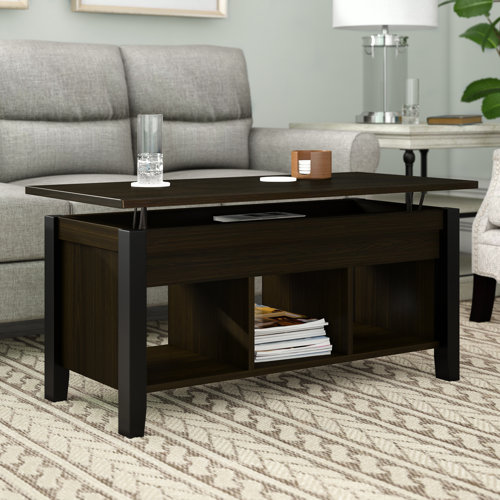 TribeSigns Lift Top Floor Shelf Coffee Table with Storage & Reviews